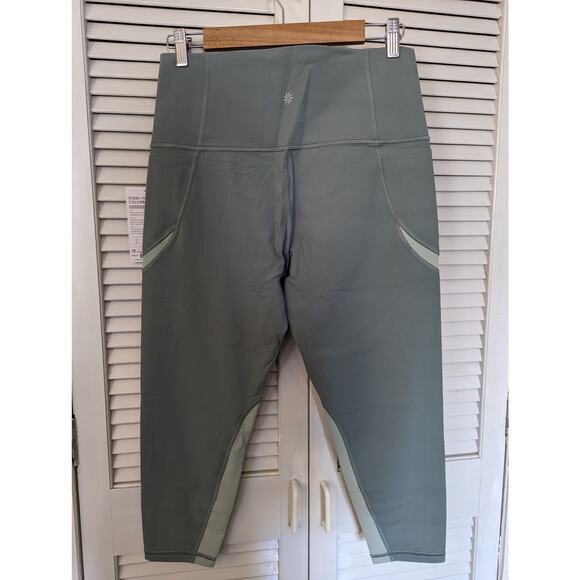 NWT Athleta Stash Pocket Colorblock 7/8 tight 1X - Picture 6 of 6